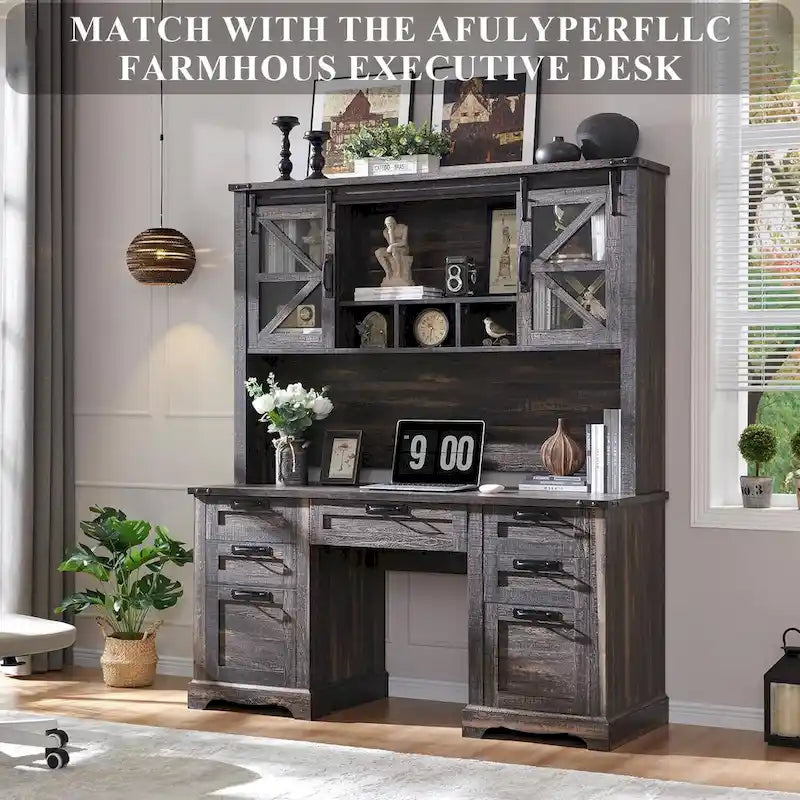 Bahut de bureau style ferme 42 pouces