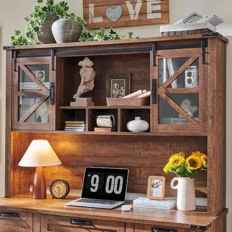 Bahut de bureau style ferme 42 pouces