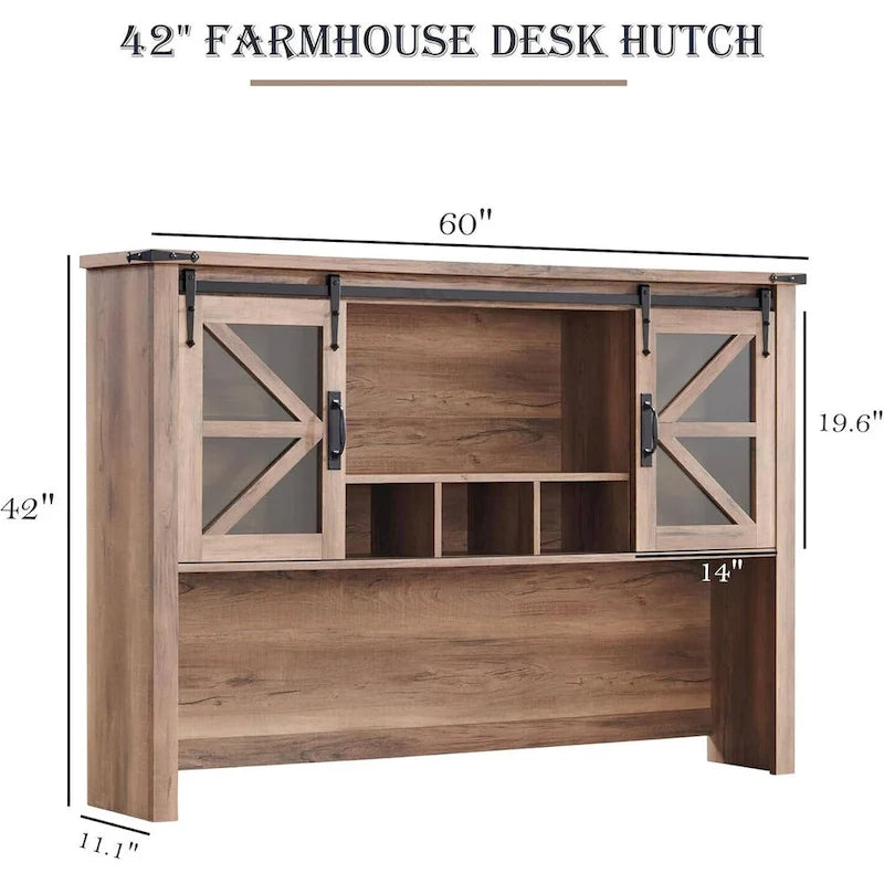 Bahut de bureau style ferme 42 pouces