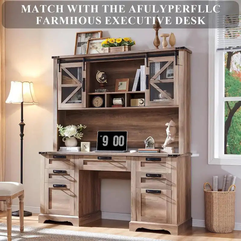Bahut de bureau style ferme 42 pouces