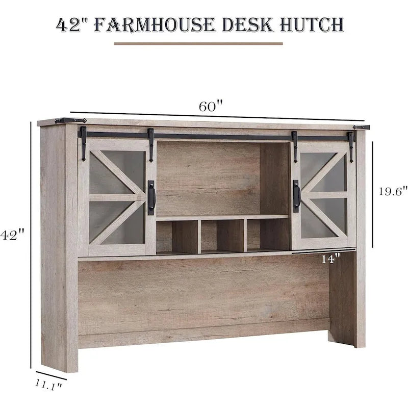 Bahut de bureau style ferme 42 pouces