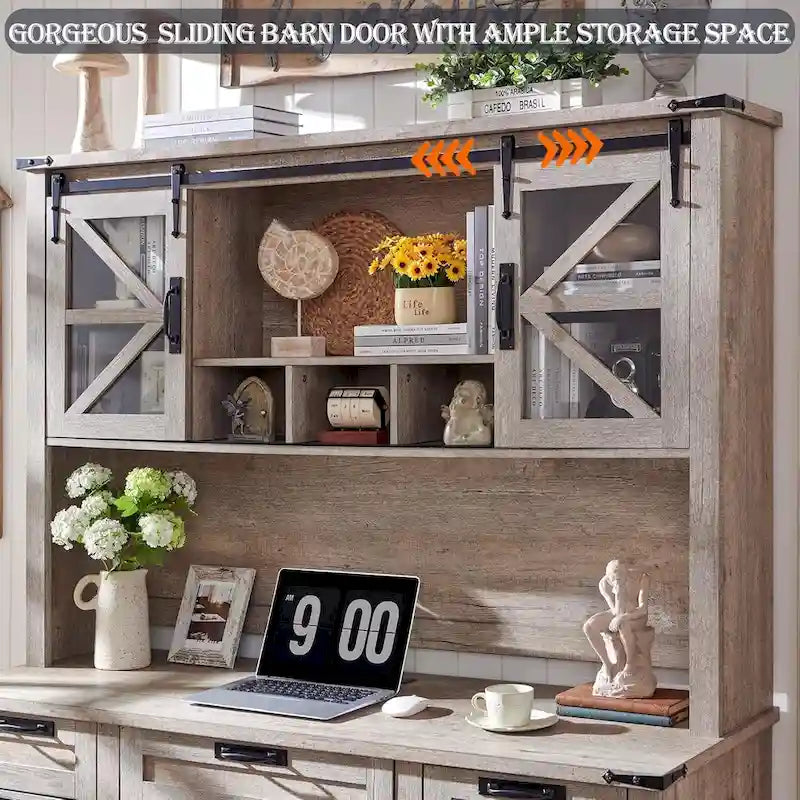 Bahut de bureau style ferme 42 pouces