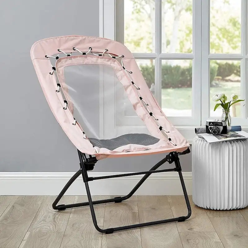 Chaise longue à suspension élastique