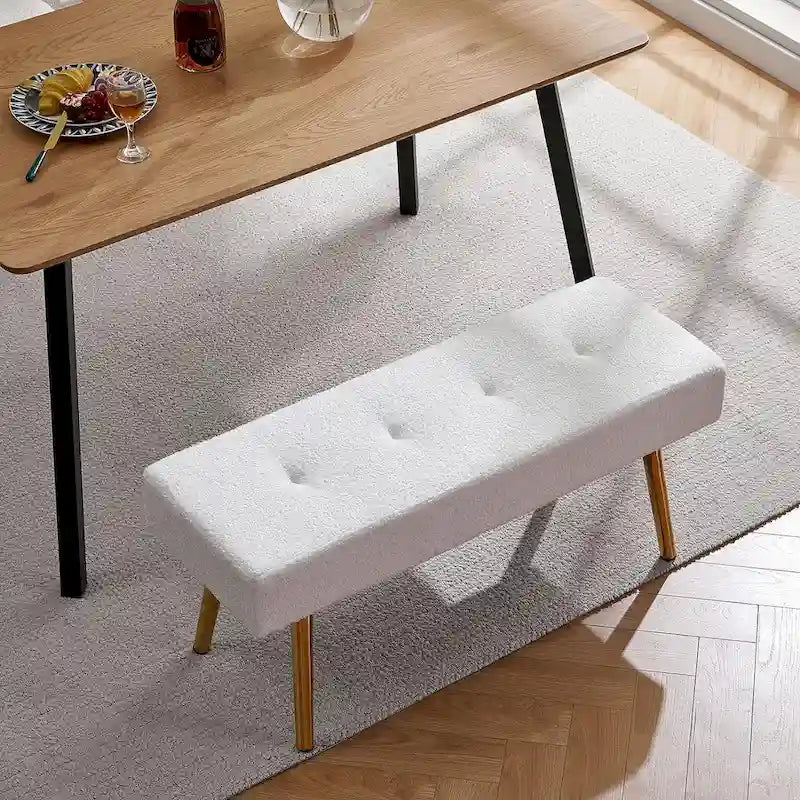 Banc rembourré pour chambre, entrée, salle à manger