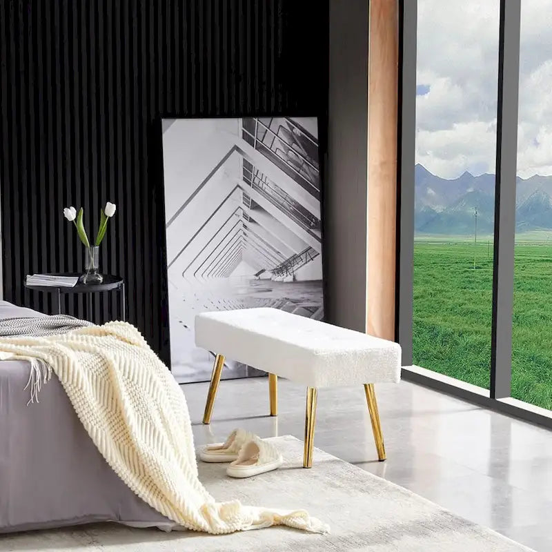 Banc rembourré pour chambre, entrée, salle à manger