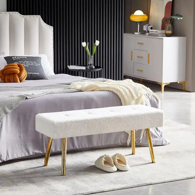Banc rembourré pour chambre, entrée, salle à manger