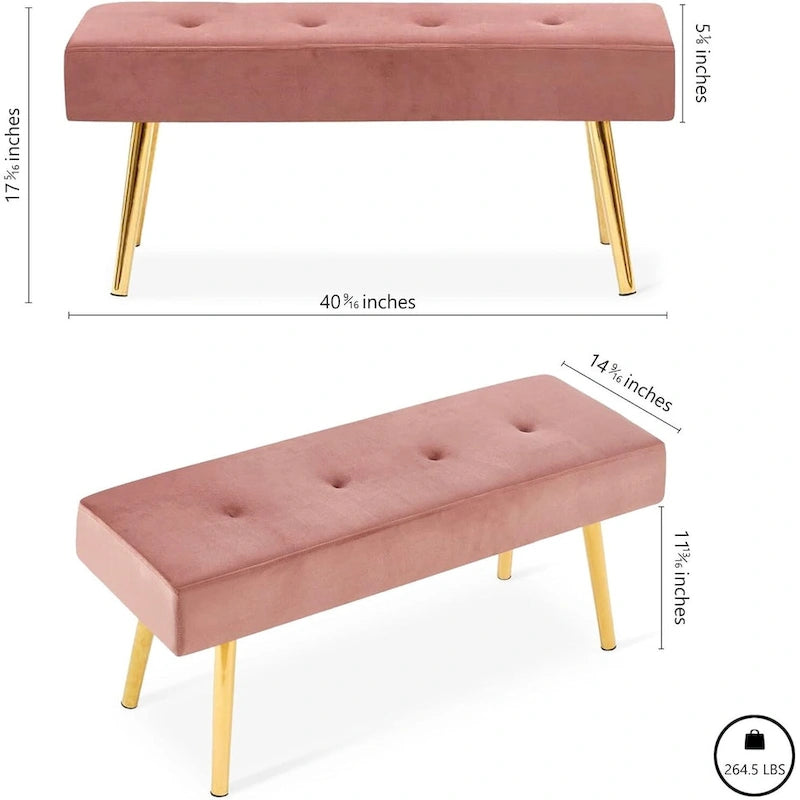 Banc rembourré pour chambre, entrée, salle à manger