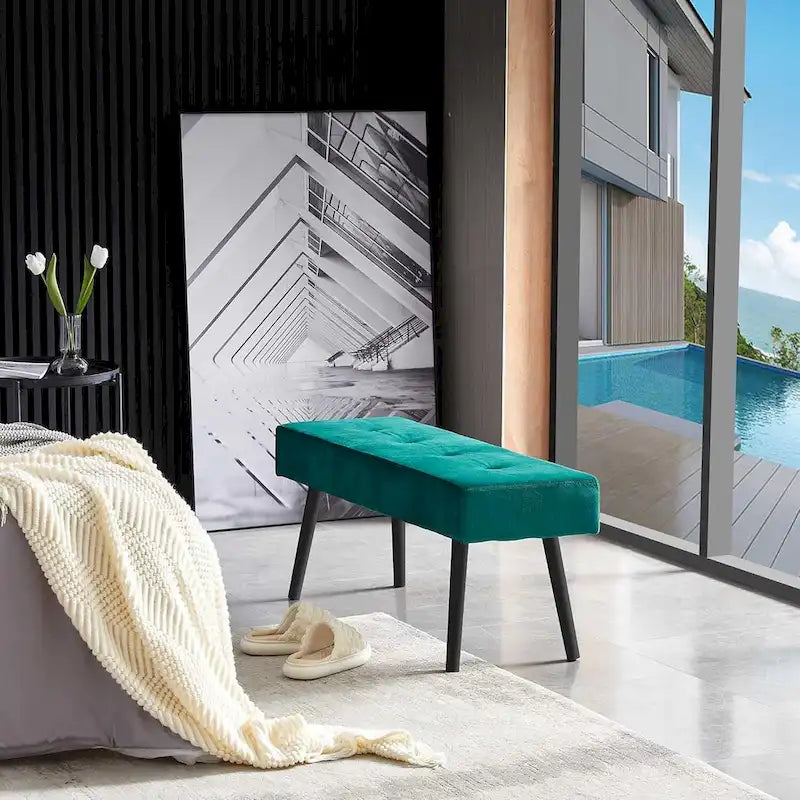 Banc rembourré pour chambre, entrée, salle à manger