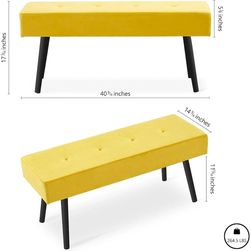 Banc rembourré pour chambre, entrée, salle à manger