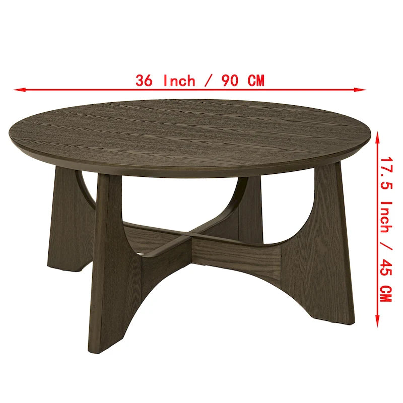Table basse ronde pour salon ou salle de réception