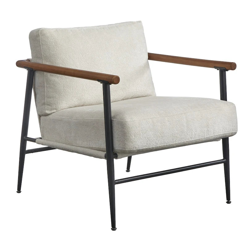 Chaise Demi Moderne du Milieu du Siècle