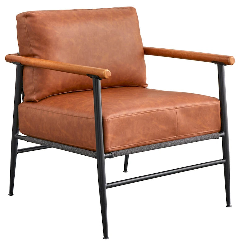 Chaise Demi Moderne du Milieu du Siècle