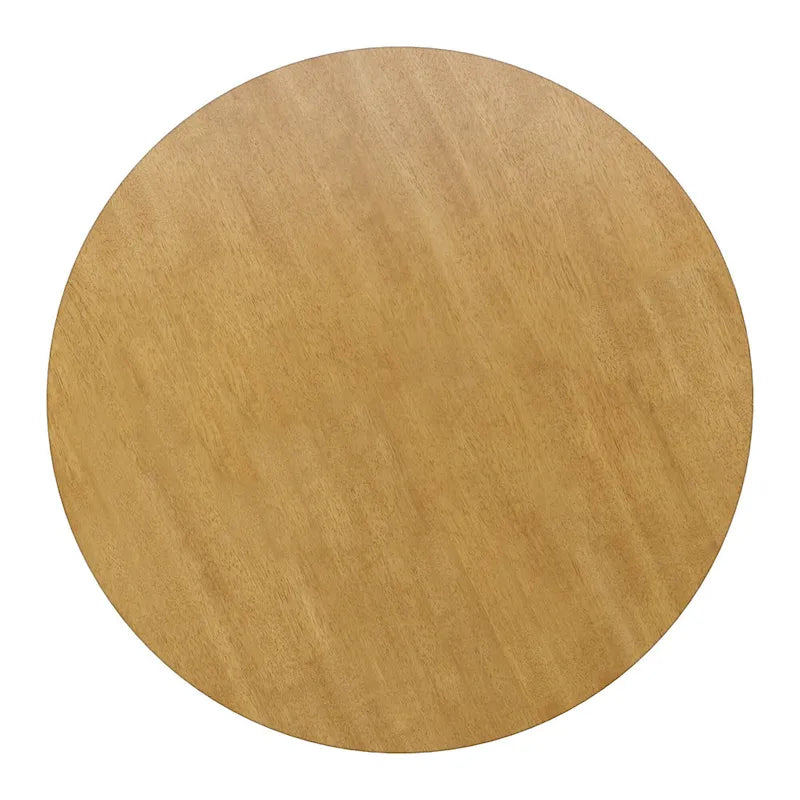 Table à manger ronde bicolore