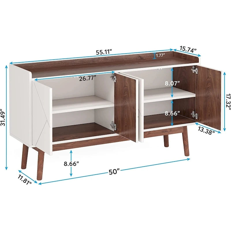 Buffet de cuisine, bahut, 55 pouces