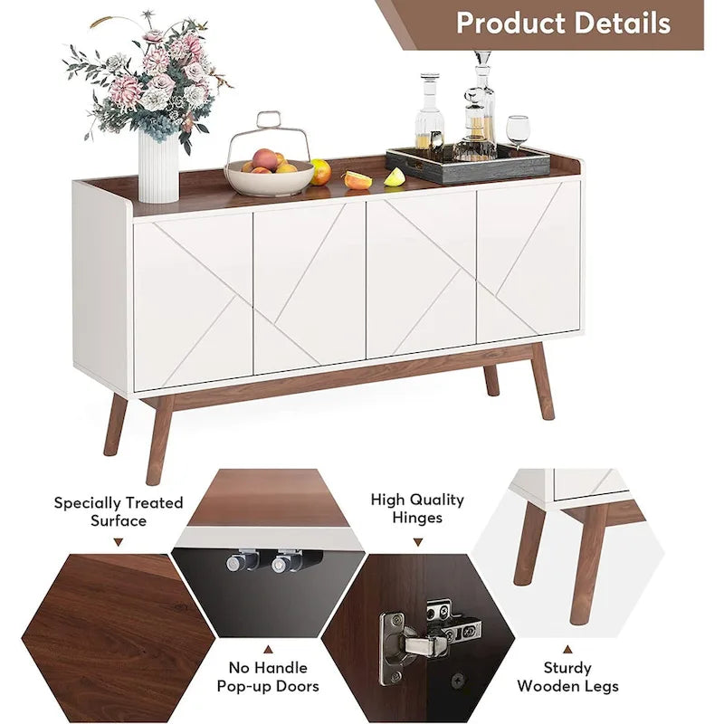 Buffet de cuisine, bahut, 55 pouces