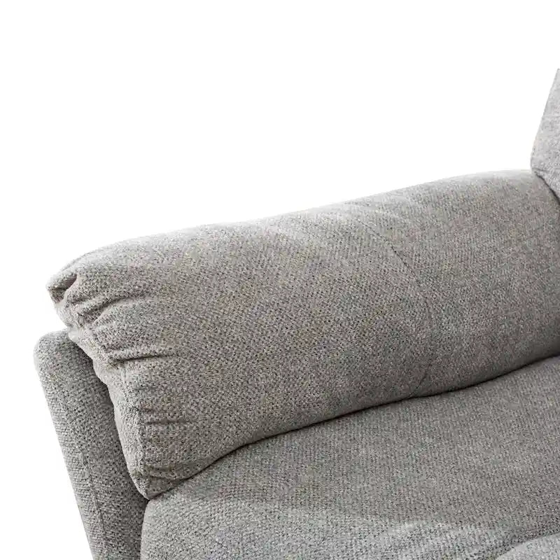 Fauteuil inclinable manuel pivotant à bascule surrembourré