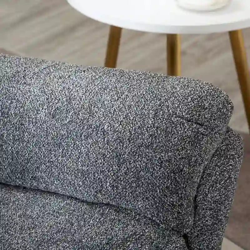 Fauteuil inclinable manuel pivotant à bascule surrembourré