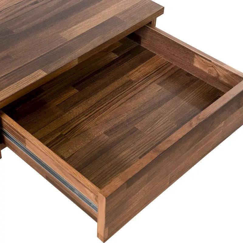 Bureau informatique en métal noir de 59 pouces avec ports USB