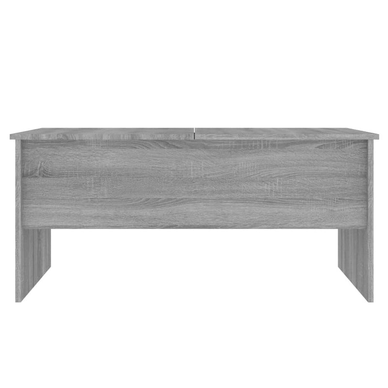 Table basse avec plateau relevable, table d'appoint, bout de canapé en bois d'ingénierie