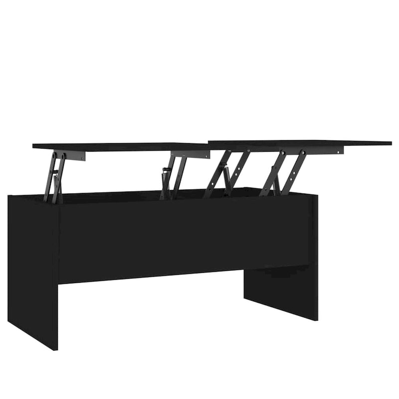 Table basse avec plateau relevable, table d'appoint, bout de canapé en bois d'ingénierie