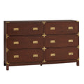 Commode à détails dorés