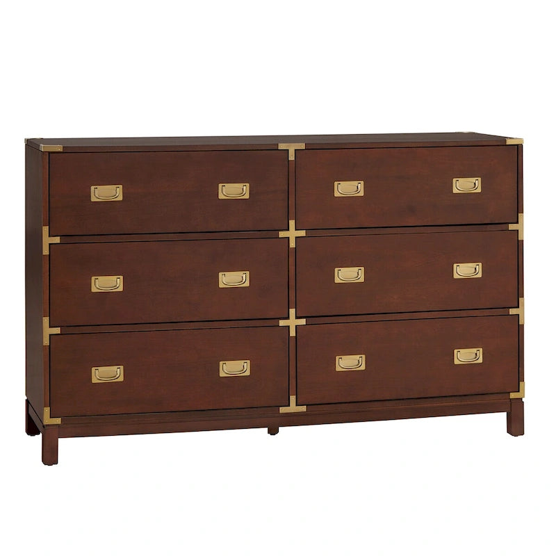 Commode à détails dorés
