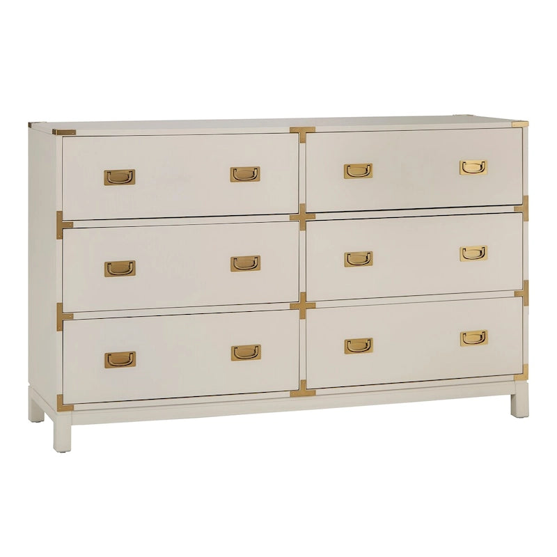 Commode à détails dorés
