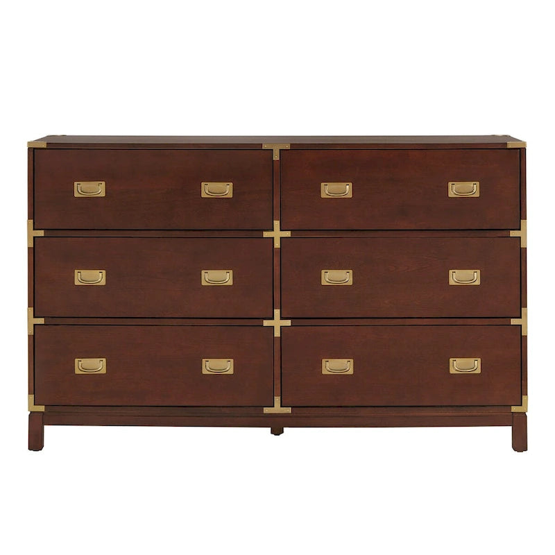 Commode à détails dorés
