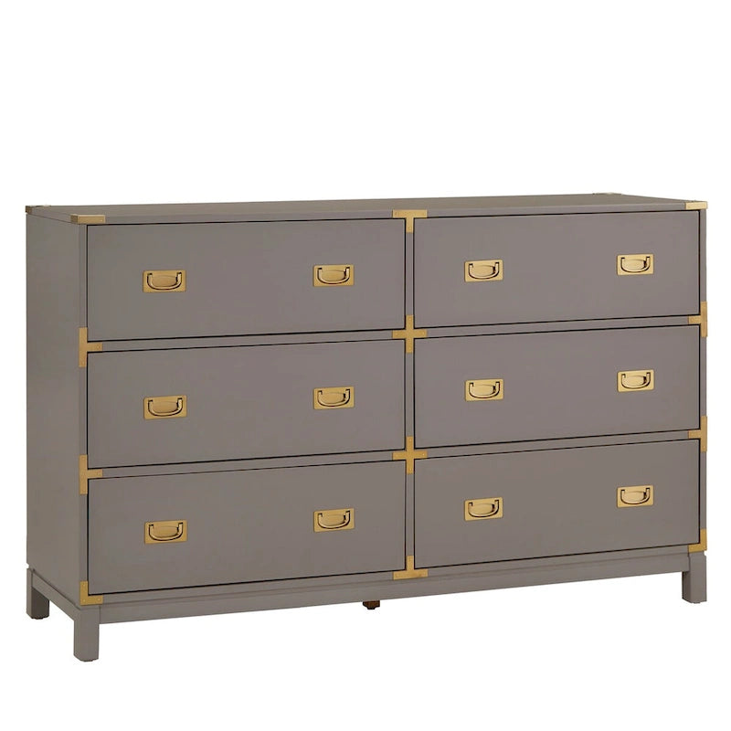 Commode à détails dorés