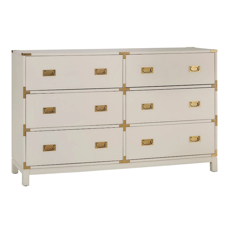Commode à détails dorés