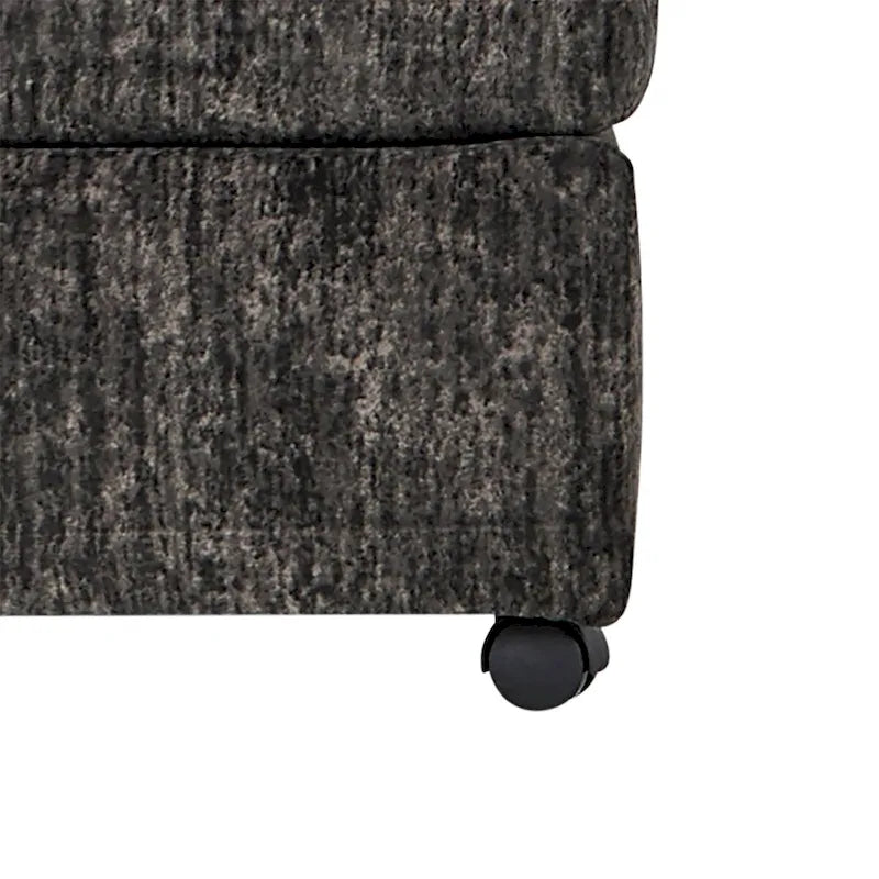 Pouf de salon, couleur parchemin