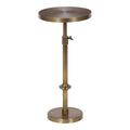 Table en métal et porte-plante
