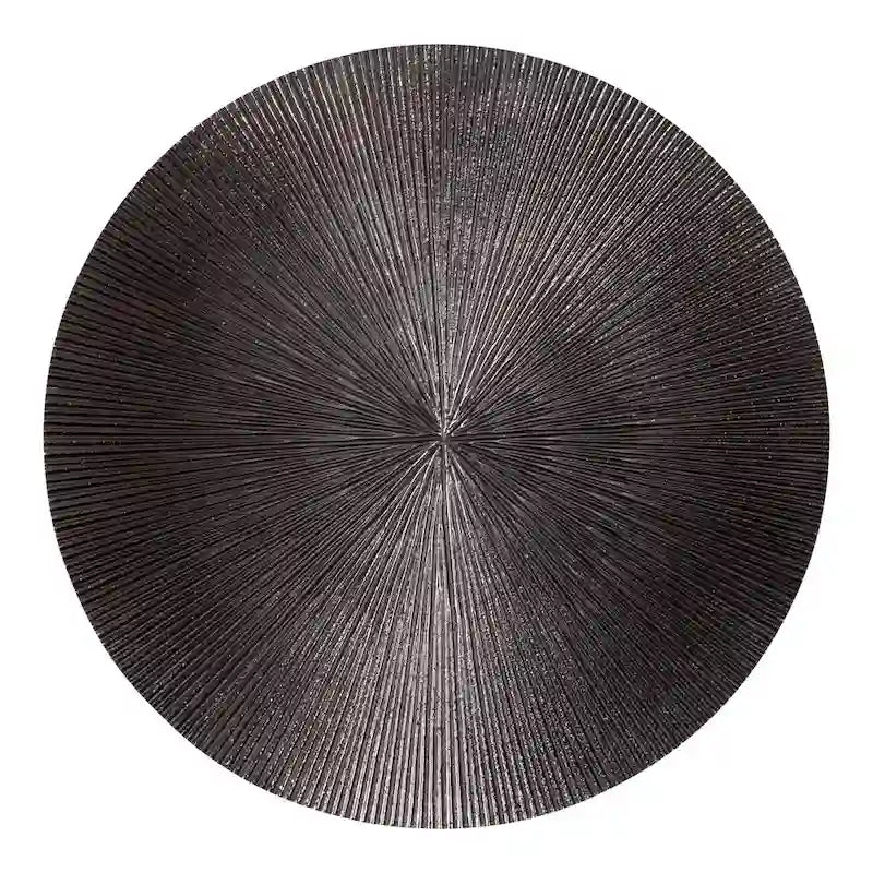 Table en métal et porte-plante