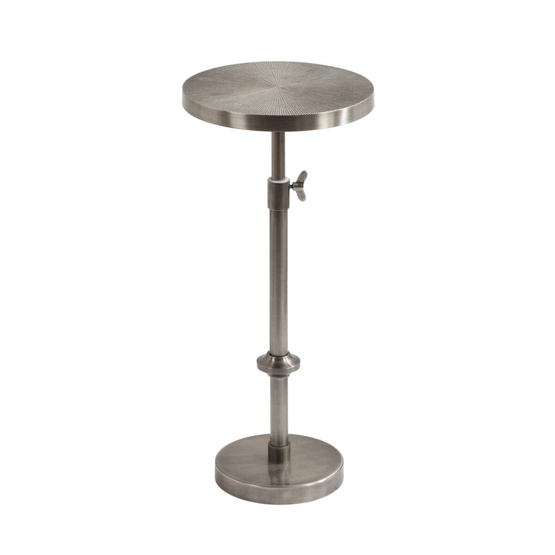 Table en métal et porte-plante