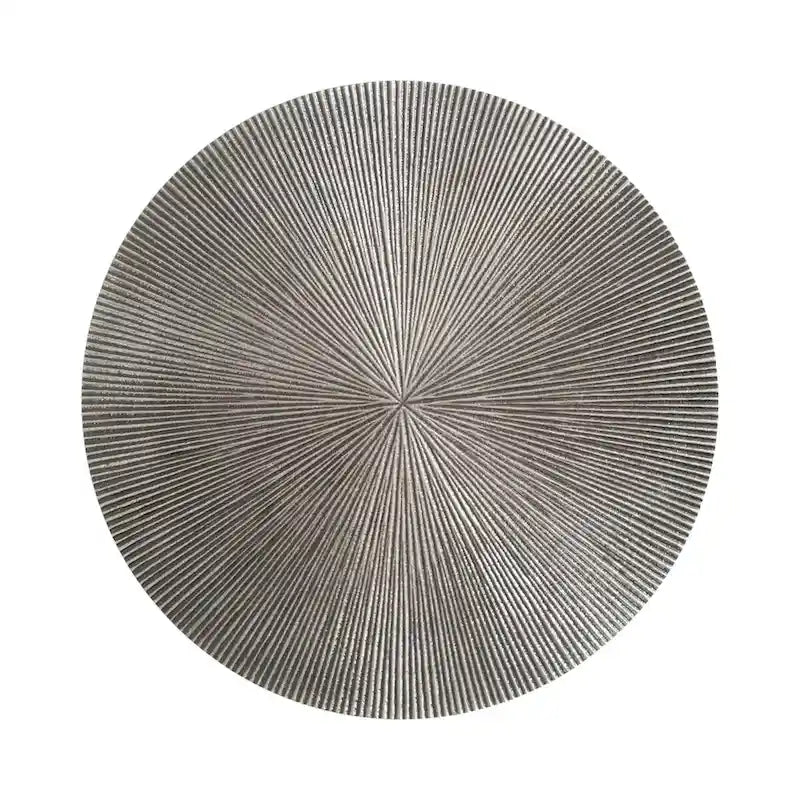 Table en métal et porte-plante