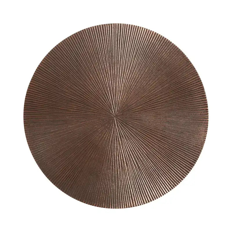 Table en métal et porte-plante