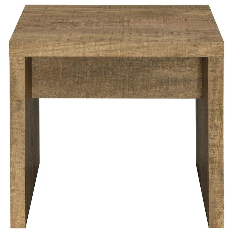 Table de chevet de 24 pouces avec marques de scie brutes