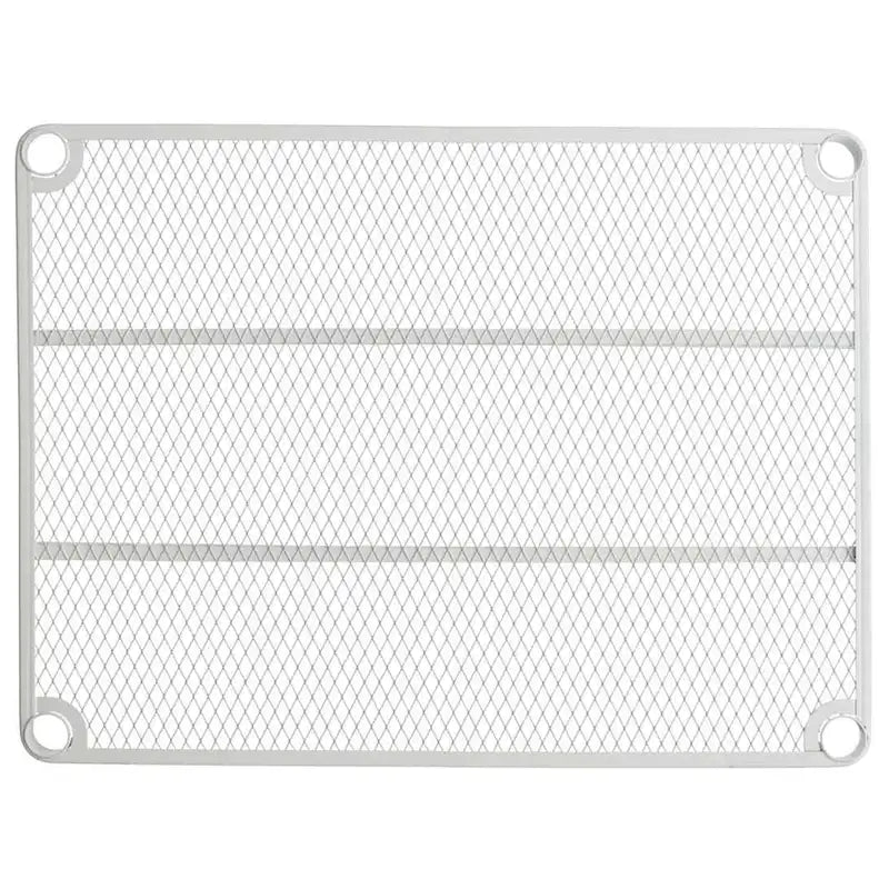 Étagère de rangement métallique à 3 niveaux pleine grandeur, blanche - 12