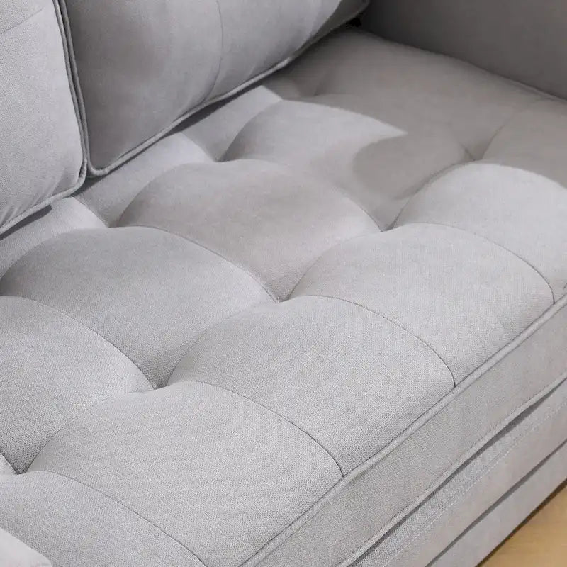 Canapé-futon rembourré avec lit gigogne